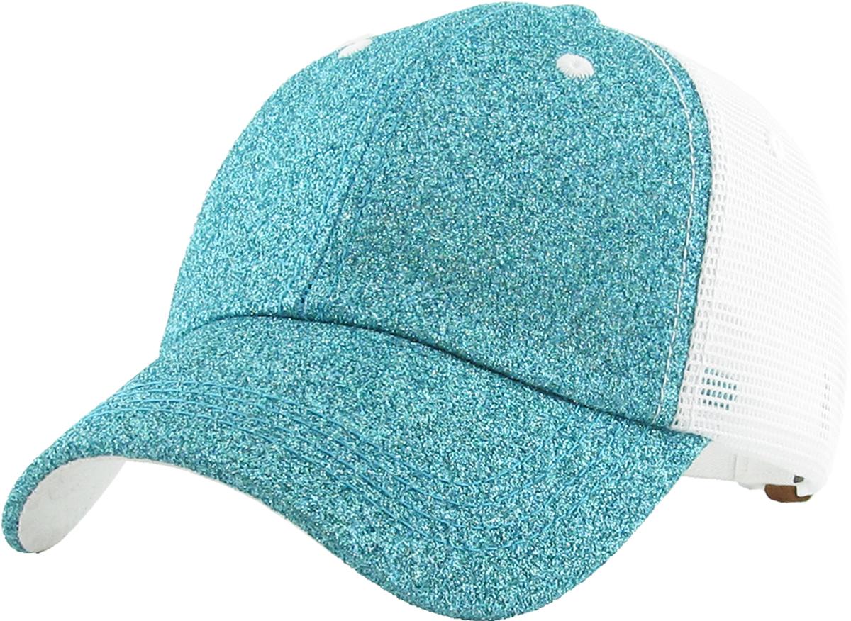 Glitter Meshback Baseball Cap | KBETHOS